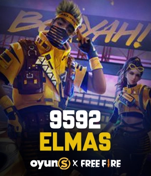 Free Fire 9592 Elmas