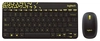 Logitech Mk240 Kablosuz Klavye Mouse Set Sarı Siyah
