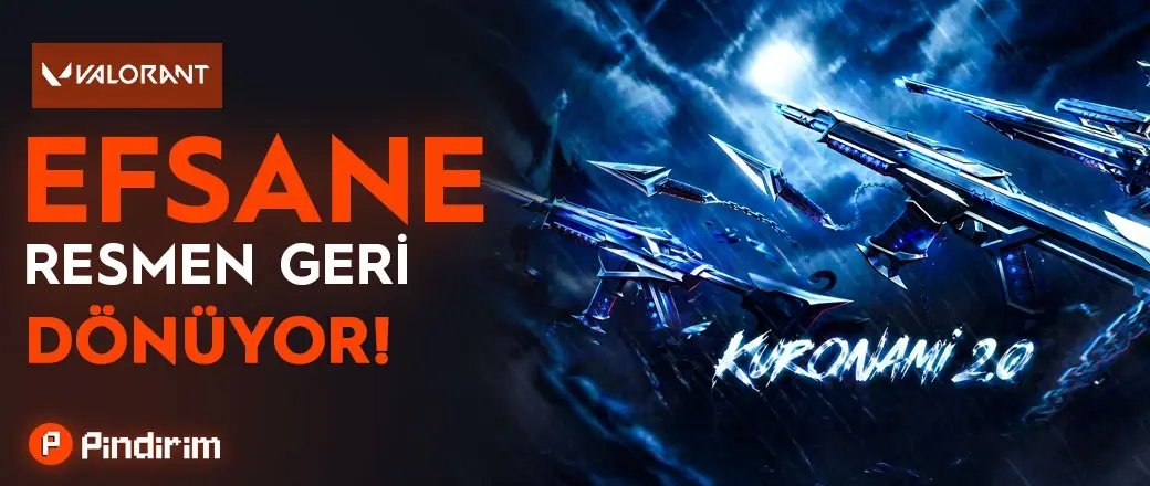 VALORANT Kuronami 2.0 Seti Geliyor: Silahlar, Şekil Değiştiren Bıçak ve Fiyatı!