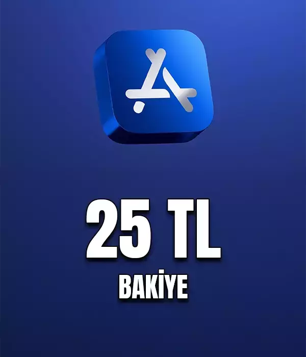 Apple Store & iTunes Hediye Kartı 25 TL