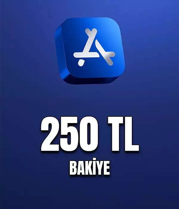 Apple Store & İtunes Hediye Kartı 250 TL