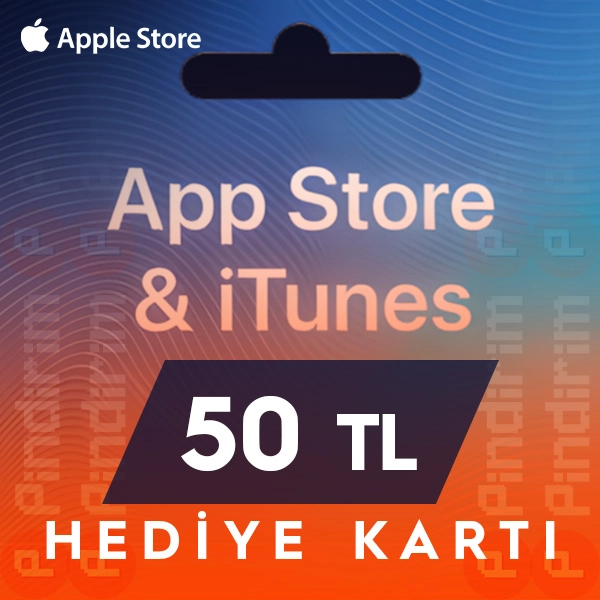 Apple Store & iTunes Hediye Kartı 50 TL