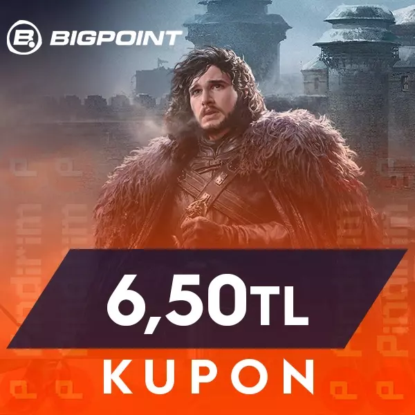 Bigpoint 6,50 TL Kupon