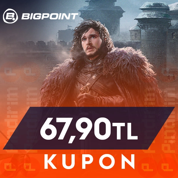 Bigpoint 67,90 TL Kupon