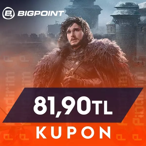 Bigpoint 81,90 TL Kupon