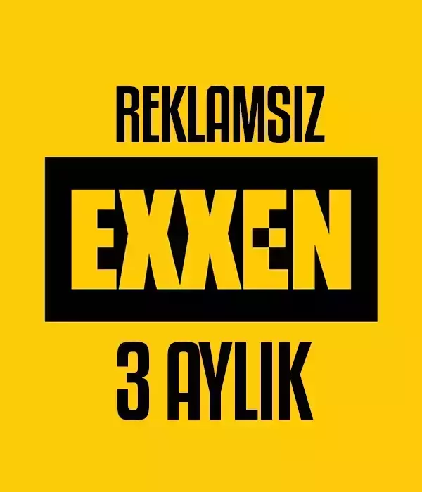 Exxen 3 Aylık Üyelik (Reklamsız)