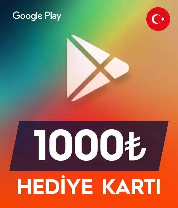 Google Play 1000 TL Hediye Kartı