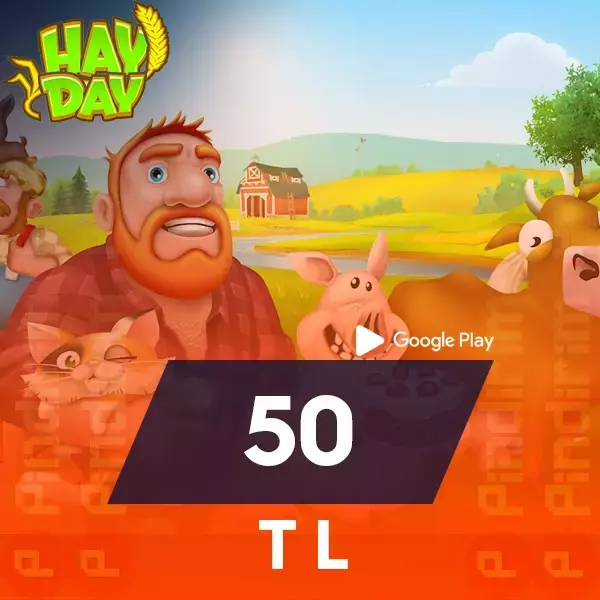 Google Play 50 TL Hay Day