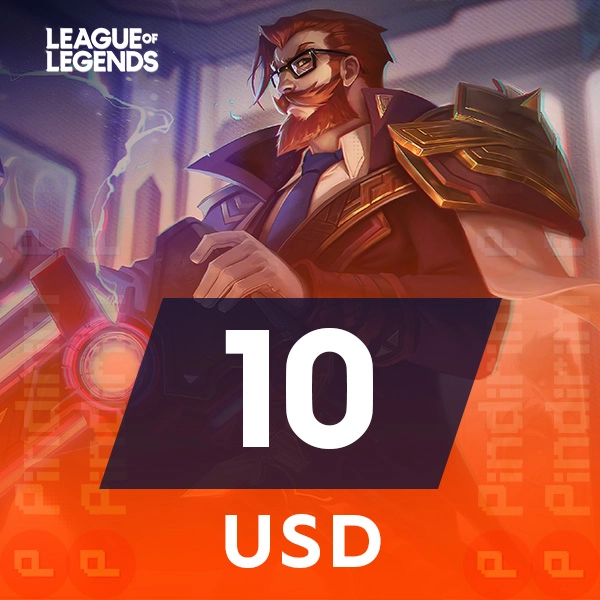 League Of Legends 10 USD Gift Card NA