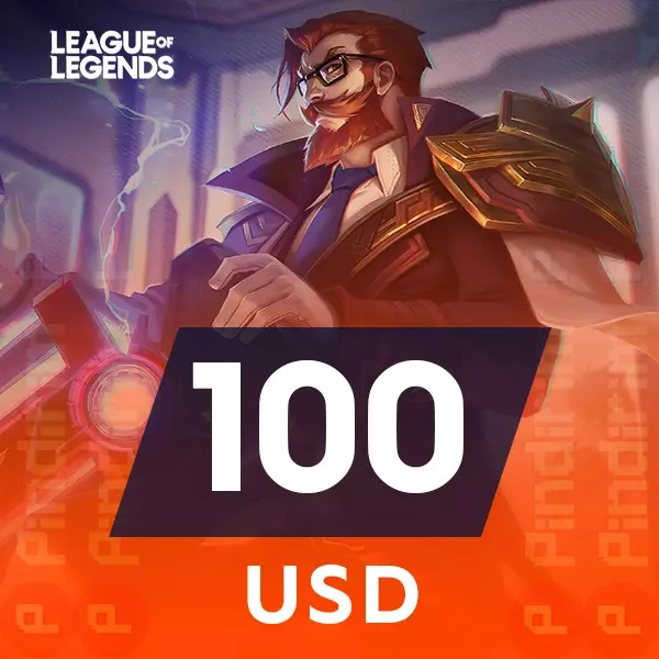 League Of Legends 100 USD Gift Card NA