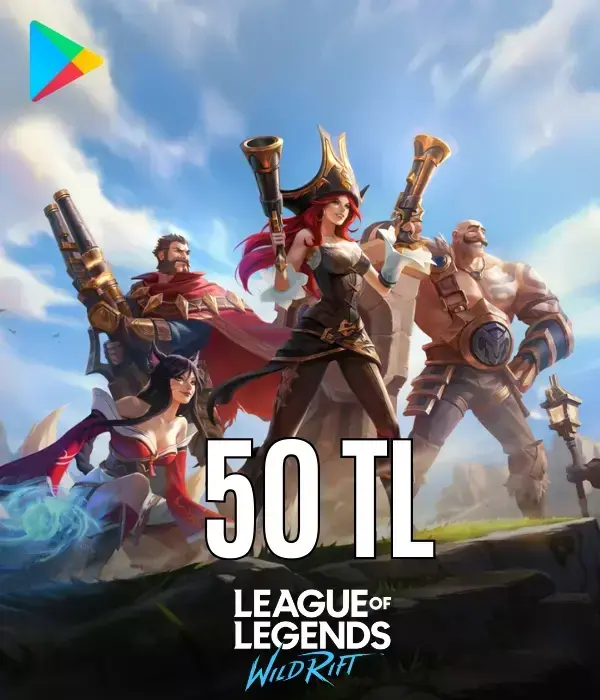 Wild Rift Google Play 50 TL