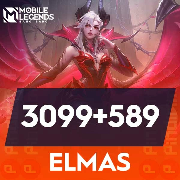 Mobile Legends 3099 + 589 Elmas