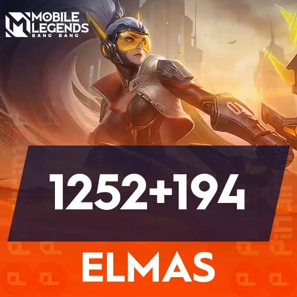 Mobile Legends 1252 + 194 Elmas