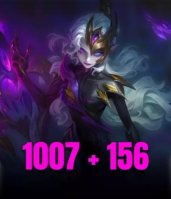 Mobile Legends 1007 + 156 Elmas