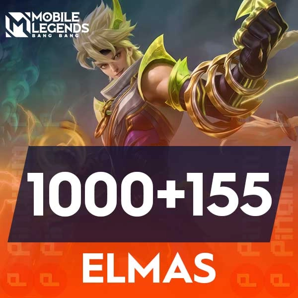 Mobile Legends Bang Bang 1000 + 155 Elmas