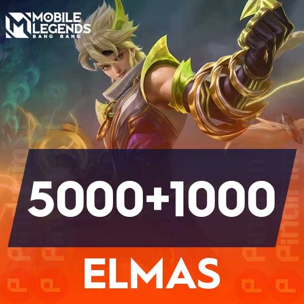 Mobile Legends Bang Bang 5000 + 1000 Elmas