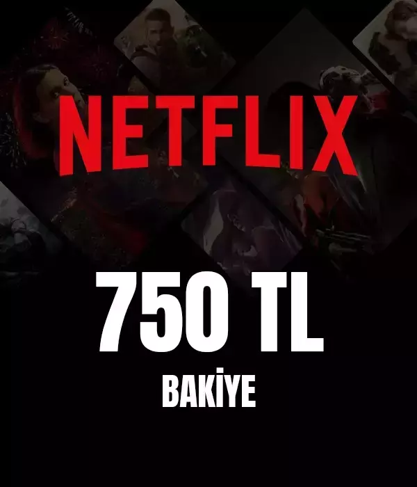 Netflix Hediye Kartı 750 TL