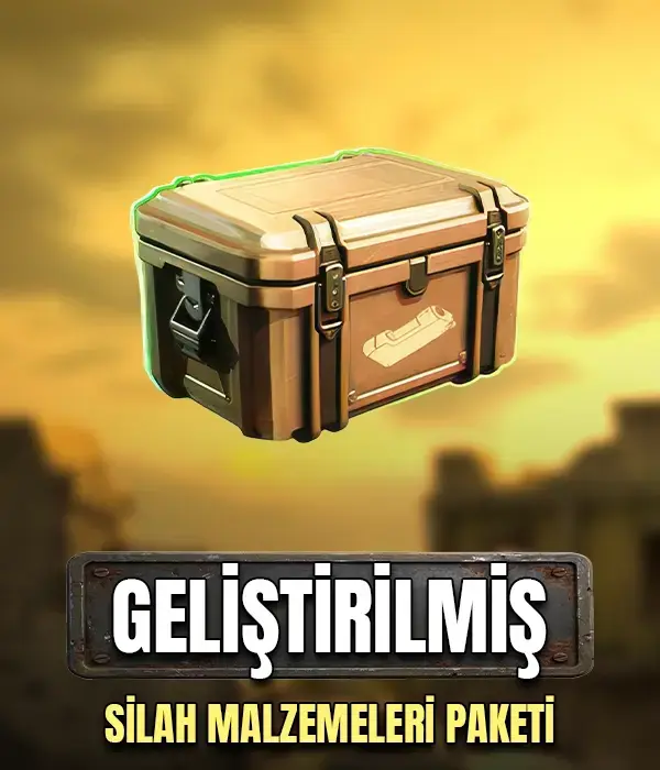 PUBG Mobile Geliştirilmiş Silah Malzemeleri Paketi