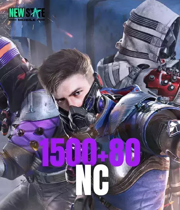 PUBG New State 1500 NC + 80 Bonus