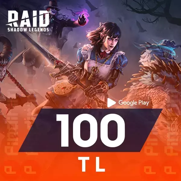 Raid: Shadow Legends 100TL Google Play