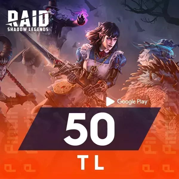 Raid: Shadow Legends 50TL Google Play