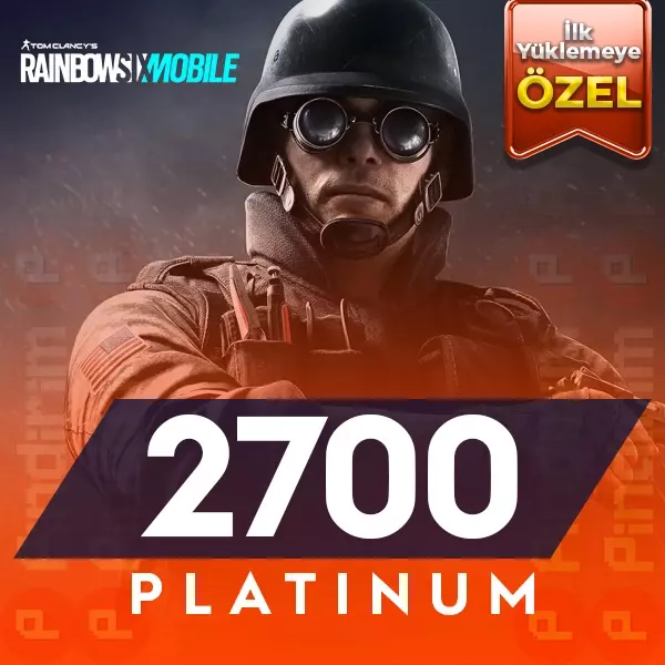 Rainbow Six Mobile 2700 Platinum İlk Yükleme