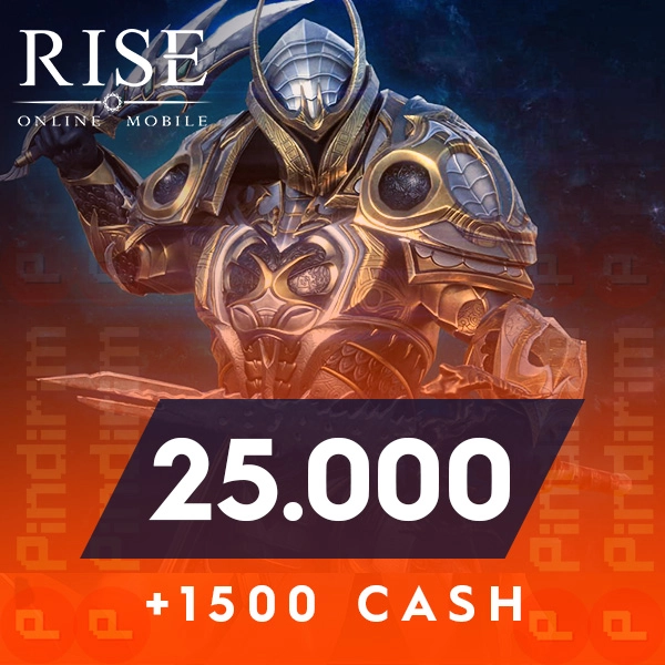 Rise Online World Mobile 25.000 Cash + 1.500 Cash