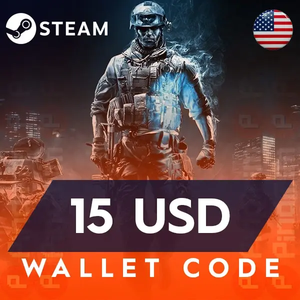 Steam 15 USD Wallet Code