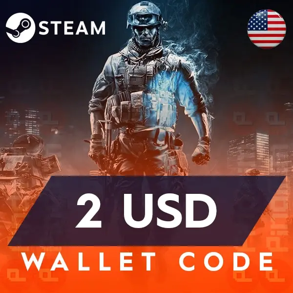 Steam 2 USD Wallet Code