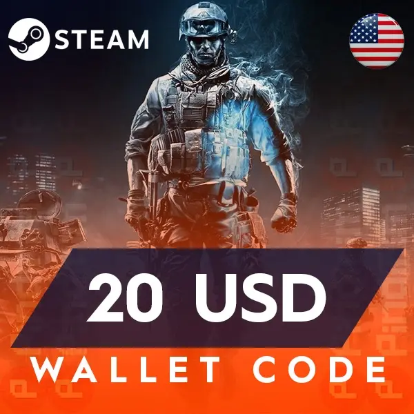 Steam 20 USD Wallet Code