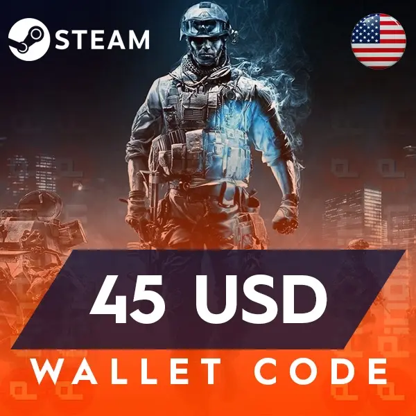 Steam 45 USD Wallet Code