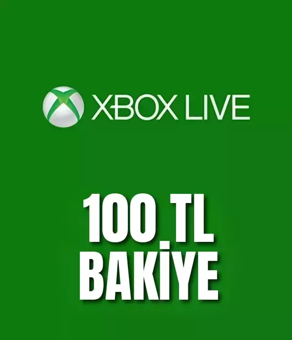 Xbox Live 100 TL Hediye Kartı
