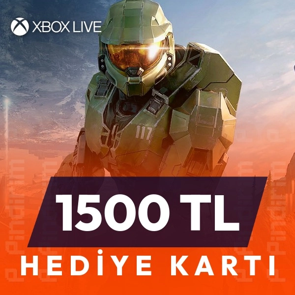 Xbox Live 1500 TL Hediye Kartı