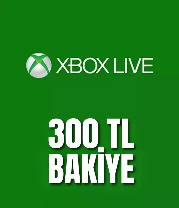 Xbox Live 300 TL Hediye Kartı