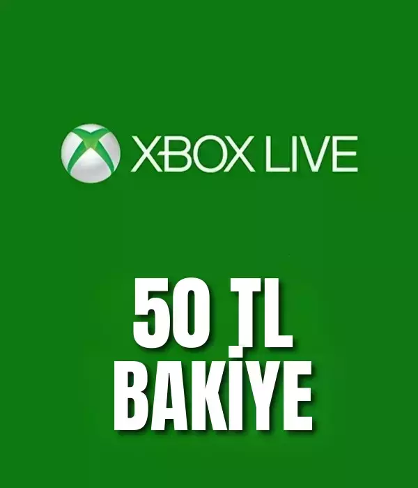 Xbox Live 50 TL Hediye Kartı