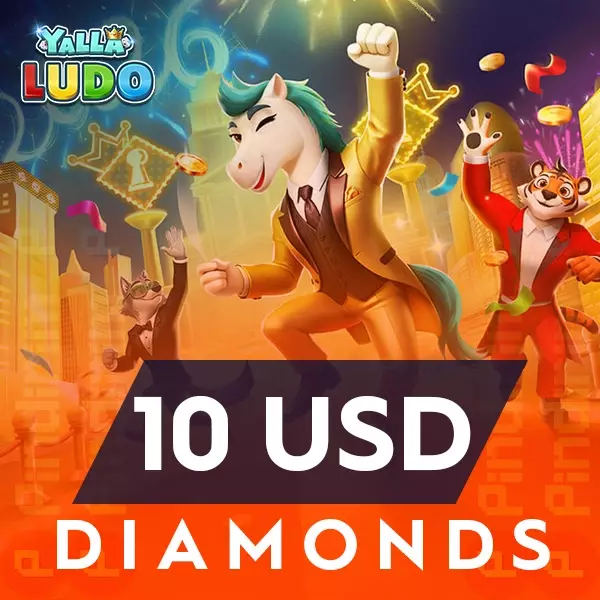 Yalla Ludo - USD 10 Diamonds (INT)