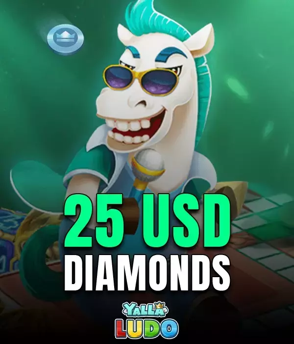 Yalla Ludo - USD 25 Diamonds (INT)
