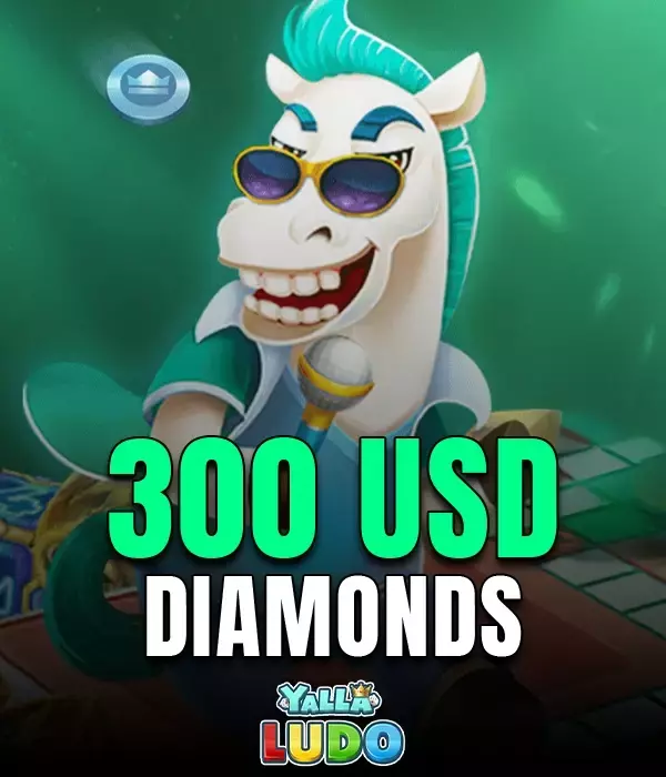 Yalla Ludo - USD 300 Diamonds (INT)