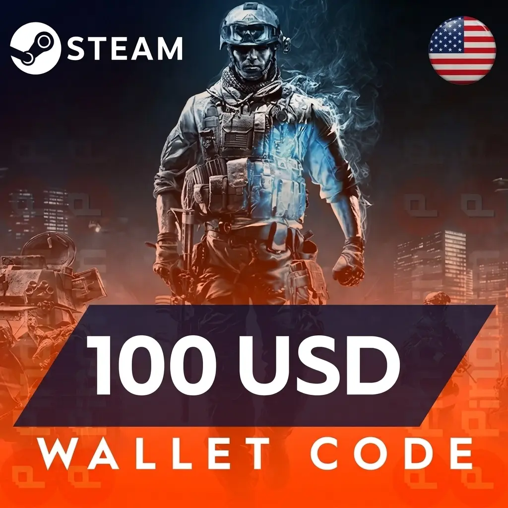 Steam 100 USD Wallet Code