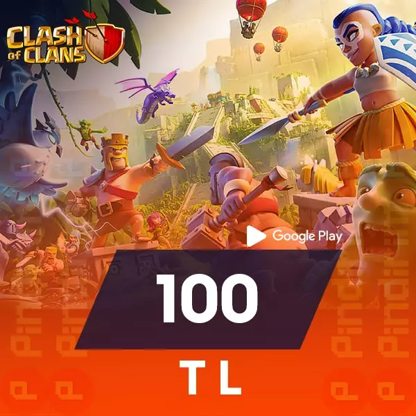 Google Play 100 TL Clash Of Clans