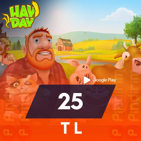 Google Play 25 TL Hay Day