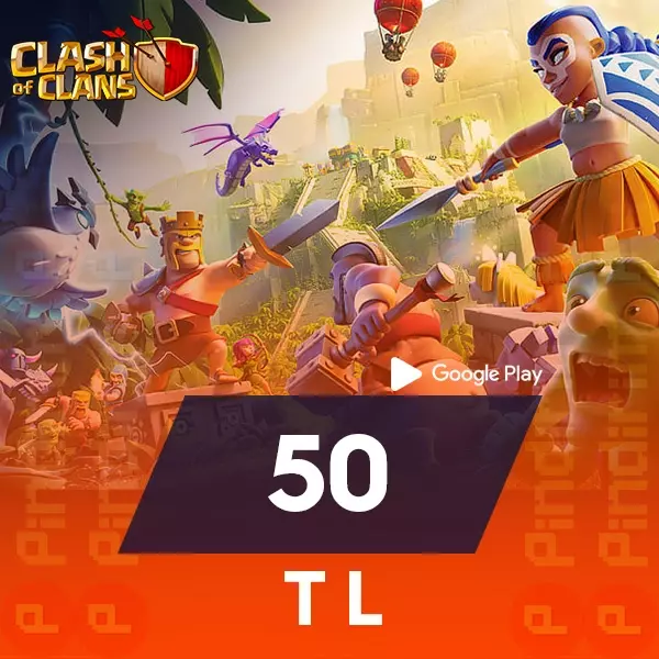 Google Play 50 TL Clash Of Clans