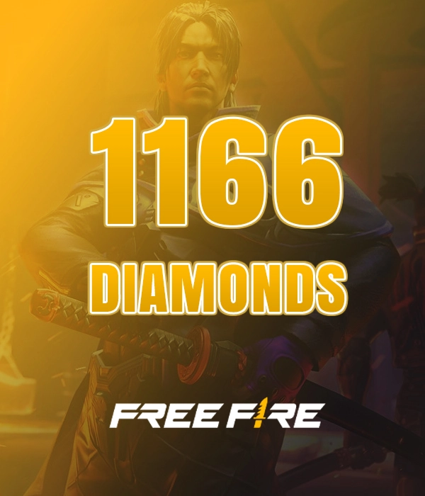 Free Fire 1166 Elmas