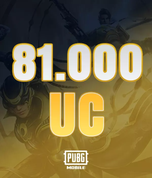 PUBG Mobile 81000 UC
