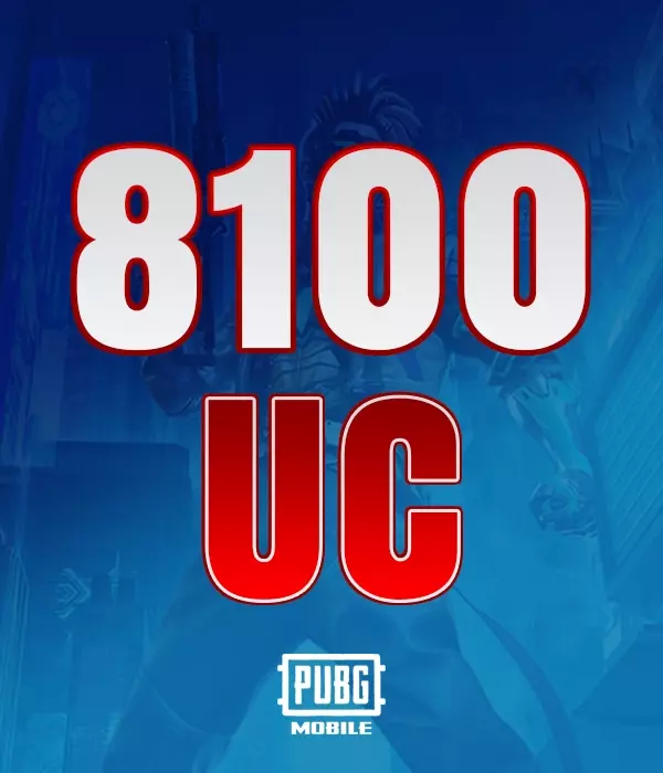 PUBG Mobile 8100 UC