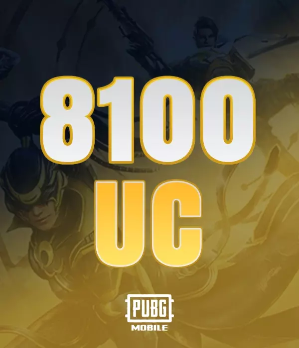 PUBG Mobile 8100 UC
