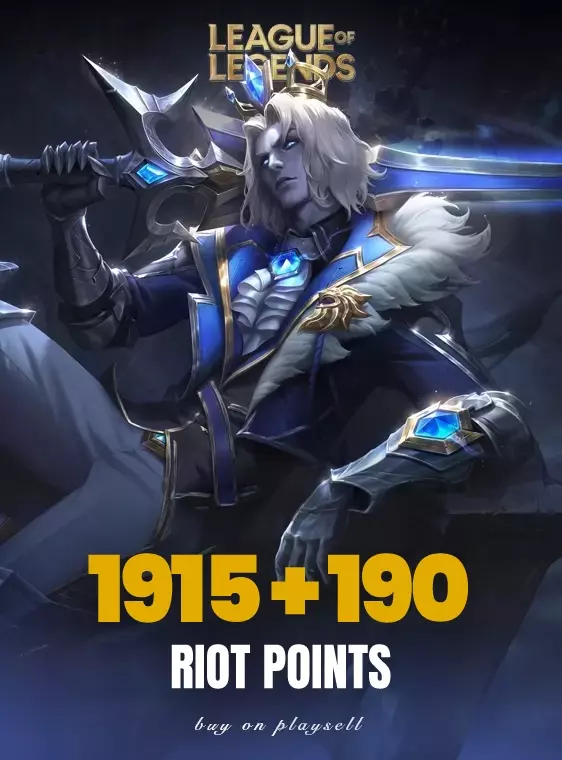 League of Legends 2105 RP - 500 TL Riot Acces