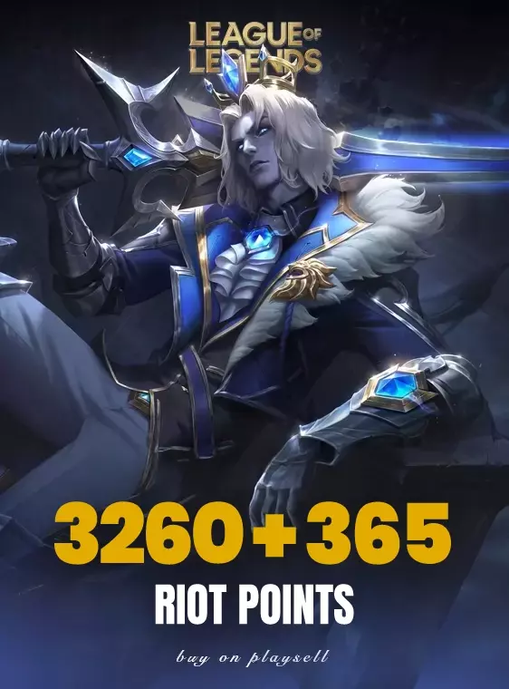 League of Legends 3625 RP - 850 TL Riot Acces