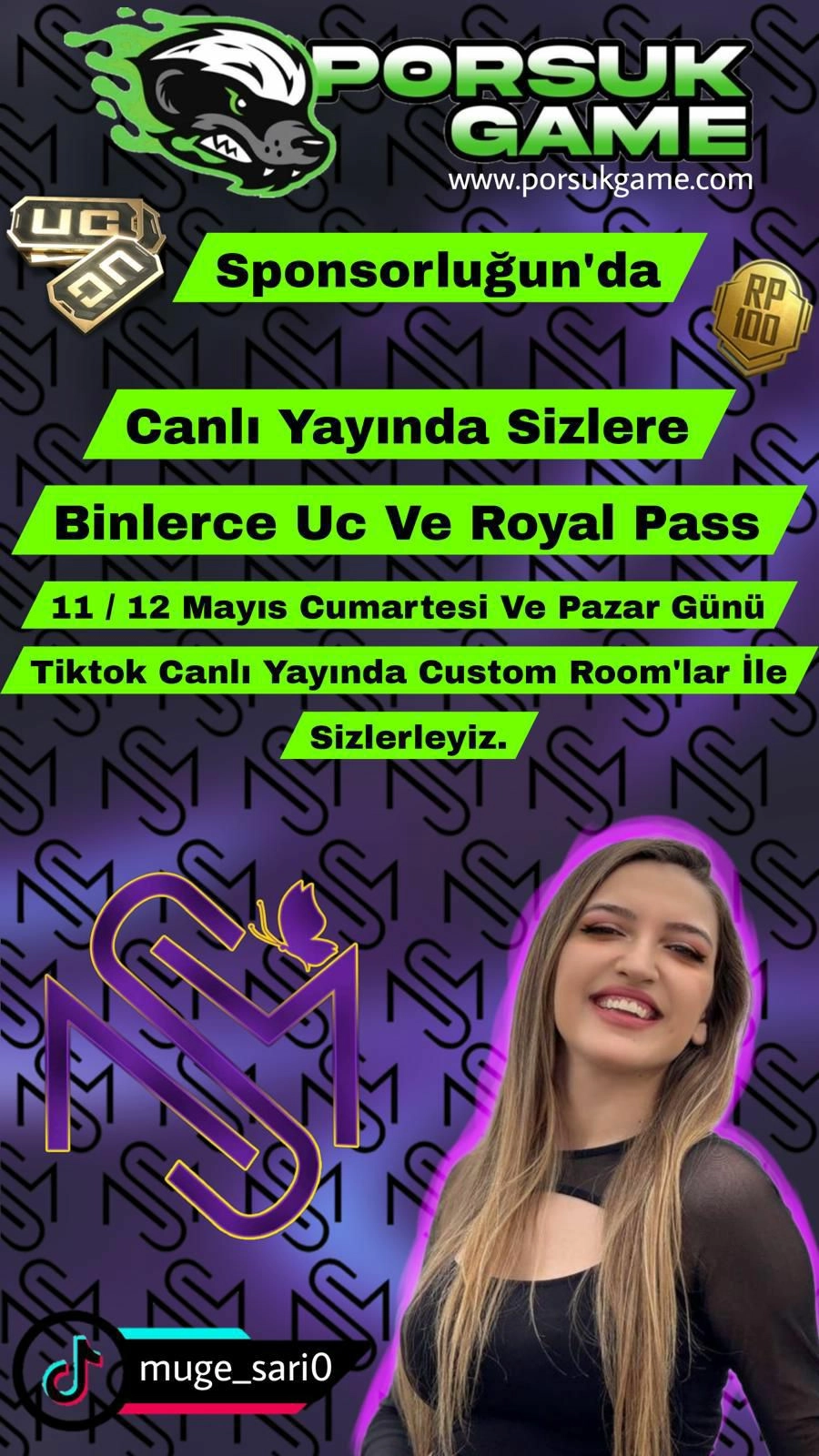 PORSUKGAME UC ÖDÜLLÜ PUBG TURNUVASI !!!