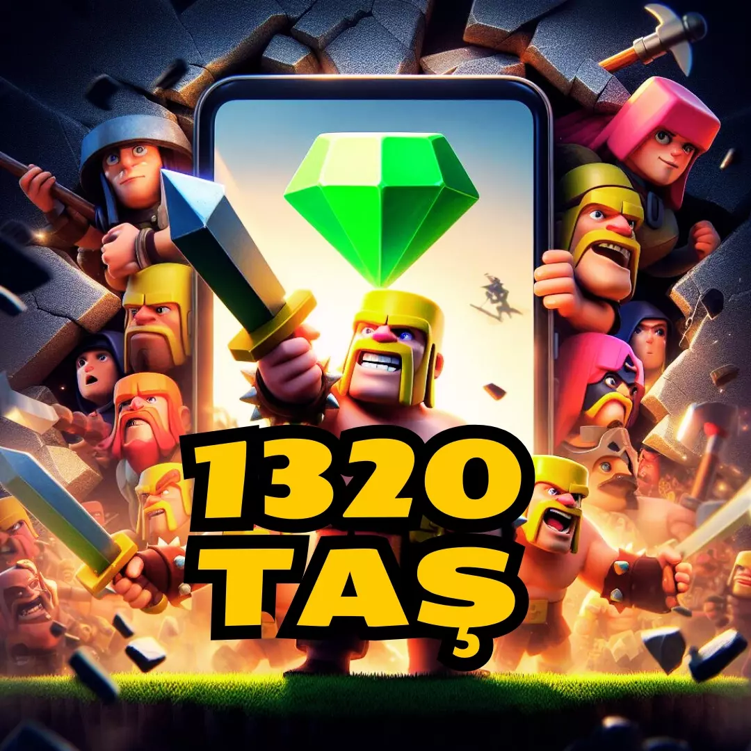 Clash Of Clans - 1320 Yeşil Taş